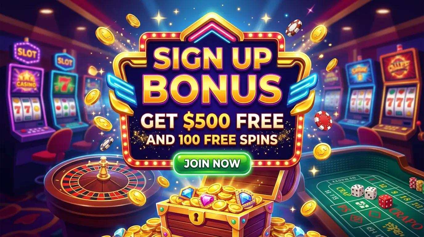 Golden Lady casino sign up bonus